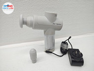 HYPERICE HYPERVOLT GO 2 PORTABLE PERCUSSION MASSAGE GUN DEVICE SET HPVLTGO2-1-WHITE-U