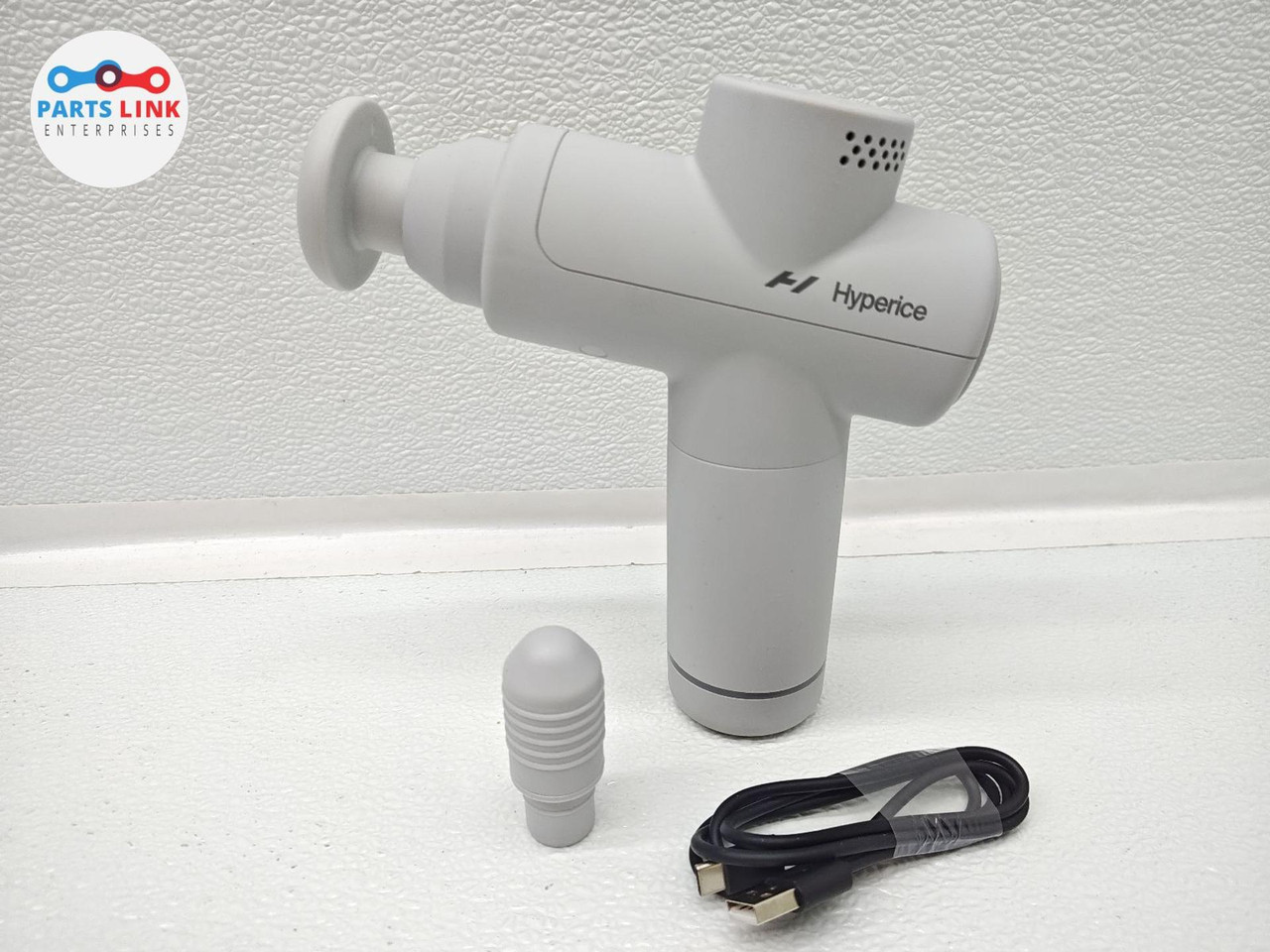 Hyperice Hypervolt GO White Handheld Percussion Massage Gun Device 3 Speed