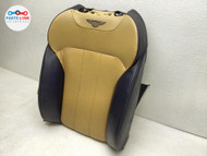 2016-20 BENTLEY BENTAYGA FRONT RIGHT SEAT COVER BACK CUSHION UPPER LEATHER BLUE BT010625-038