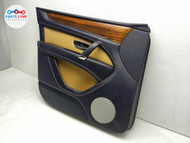 2016-20 BENTLEY BENTAYGA FRONT LEFT DOOR TRIM PANEL SPEAKER COVER CARD TAN BLUE BT010625-059
