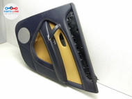 2016-20 BENTLEY BENTAYGA REAR RIGHT DOOR TRIM PANEL SPEAKER COVER CARD BLUE TAN BT010625-062