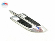 2016-20 BENTLEY BENTAYGA FRONT RIGHT FENDER TRIM VENT MOLDING APPLIQUE CHROME BT010625-229