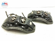 2016-20 BENTLEY BENTAYGA FRONT DISC BRAKE CALIPER 6 POT SET BLACK 4.0L 3K OEM BT010625-342