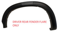 REAR Driver Genuine GM OEM 2019-2023 Silverado 1500 Fender Mud Flare Lip Black #NI070523