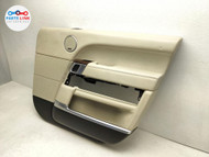 2013-17 RANGE ROVER L405 FRONT RIGHT DOOR TRIM PANEL SPEAKER COVER CARD IVORY #RR062424