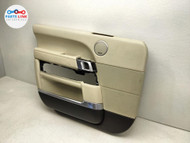 2013-17 RANGE ROVER L405 FRONT LEFT DOOR TRIM PANEL SPEAKER COVER CARD IVORY #RR062424