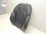 2018-24 BMW X3M FRONT LEFT SEAT UPPER COVER CUSHION LEATHER DRIVER BLACK G01 G97 BX060825-064
