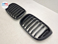 2018-21 BMW X3M FRONT UPPER KIDNEY GRILL BUMPER GRILLE TRIM SET BLACK M40I G01 BX060825-189
