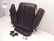 2016-20 BENTLEY BENTAYGA FRONT LEFT SEAT COVER LOWER CUSHION LEATHER EBONY 636 BT020325-168
