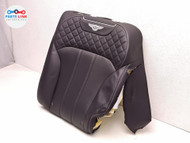 2016-20 BENTLEY BENTAYGA REAR LEFT SEAT BACK TOP CUSHION LEATHER COVER EBONY 636 BT020325-086
