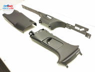 2016-20 BENTLEY BENTAYGA LEFT B PILLAR TRIM PANEL SCUFF STEP MOUNT EBONY SET 636 BT020325-010