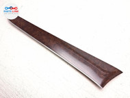 16-20 BENTLEY BENTAYGA FRONT LEFT DOOR MOLDING WOOD APPLIQUE WALNUT PANEL TRIM BT020325-110