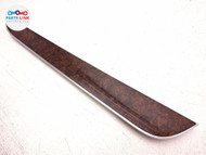 2016-20 BENTLEY BENTAYGA REAR LEFT DOOR TRIM MOLDING PANEL TRIM APPLIQYE WALNUT BT020325-112