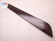 2016-20 BENTLEY BENTAYGA REAR RIGHT DOOR TRIM MOLDING PANEL TRIM APPLIQYE WALNUT BT020325-113