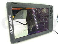 LOWRANCE HOOK 12 TS TRIPLESHOT MULTIFUNCTIONAL FISH FINDER SONAR DISPLAY HEAD 1-2497