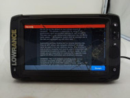 LOWRANCE ELITE 9 TI2 BOAT FISHFINDER RADAR GPS CHART PLOTTER DISPLAY SCREEN UNIT 1-2209