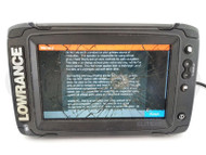 LOWRANCE ELITE 7 TI2 MULTIFUNCTIONAL BOAT FISHFINDER CHARTPLOTTER SCREEN DISPLAY 1-2390