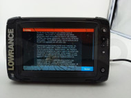 LOWRANCE ELITE 7 TI FISHFINDER CHARTPLOTTER SONAR SCREEN HEAD UNIT DISPLAY 7" 1-1903