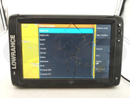 LOWRANCE ELITE 12 TI2 SONAR BOAT CHARTPLOTTER DISPLAY SCREEN HEAD UNIT 12" 1-2054