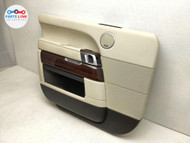 2013-17 RANGE ROVER L405 FRONT LEFT DOOR TRIM PANEL SPEAKER COVER CARD IVORY RR062424-217