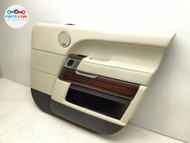2013-17 RANGE ROVER L405 FRONT RIGHT DOOR TRIM PANEL SPEAKER COVER CARD IVORY RR062424-218