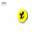2008-14 FERRARI CALIFORNIA WHEEL HUB CAP YELLOW F149 430 348 488 F12 FF 512 360 FC030823-224