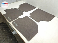 2019-24 GMC SIERRA CREW CAB FLOOR MATS LINER TRIM BROWN SET-4 GENUINE OEM GM XX-064
