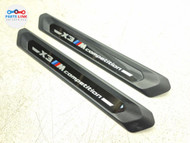 2018-24 BMW X3M Competition Front Door Sill Step Plate Cover Trim F97 SET OEM BX090925-199