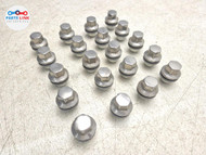 2020-23 Land Rover Defender 110 Wheel Rim Bolt Nut Lug OEM Silver Set L663 L405 DF102025-191