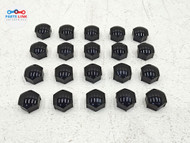 2022-25 RANGE ROVER L460 WHEEL RIM LUG NUT BOLT TRIM CAP COVER BLACK SET L461 RR012426-227