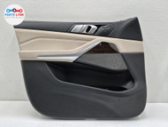 2019-22 BMW X7 FRONT LEFT DOOR TRIM PANEL SPEAKER COVER CARD DRIVER MERINO G07 BX020826-048