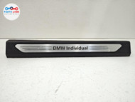 2019-25 BMW X7 FRONT LEFT DOOR SILL SCUFF STEP PLATE TRIM COVER INDIVIDUAL G07 BX020826-063