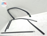 2019-25 BMW X7 FRONT RIGHT DOOR WINDOW GUIDE WEATHERSTRIP SEAL MOLDING SET G07 BX020826-018