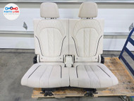 2019-22 BMW X7 REAR 3RD ROW SEAT CUSHION MERINO LEATHER IVORY ASSEMBLY SET G07 BX020826-163