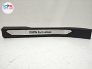 2019-25 BMW X7 REAR LEFT DOOR SILL SCUFF STEP PLATE TRIM COVER LIGHT INDIVIDUAL BX020826-064