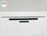 2019-25 BMW X7 REAR LEFT DOOR TRIM MOLDING WINDOW BELT WEATHERSTRIP SEAL SET G07 BX020826-087