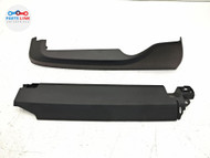 2019-25 BMW X7 FRONT LEFT SIDE SEAT TRACK FRAME COVER TRIM PANEL SET Ebony G07 BX020826-044