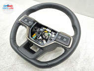 2022-24 RIVIAN R1T R1S STEERING WHEEL HEATED SWITCH TRIM LEATHER ASSEMBLY EBONY RV021326-237