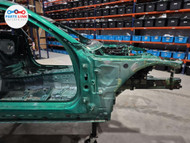 2021-25 BMW M4 FRONT RIGHT APRON INNER FENDER STRUCTURAL FRAME CUT AWD G82 GREEN BM012026-243