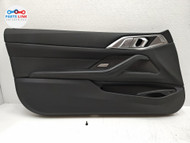 2025 BMW M4 FRONT LEFT COMP DOOR TRIM PANEL SPEAKER COVER COUPE EBONY G82 BM012026-118
