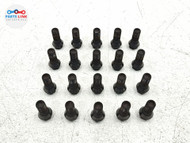 2015-25 BMW M4 WHEEL RIM LUG BOLT FRONT REAR SET BLACK G82 OEM BM012026-091