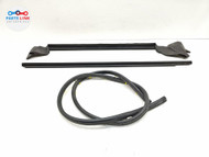2024-26 TESLA CYBERTRUCK Front Left Door Window Glass Inner Belt Seal Rubber SET TC013126-146