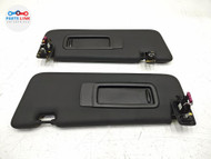 2019-2025 BMW X5 G05 FRONT LEFT & RIGHT SIDE SUN VISOR SUNVISOR SET BLACK OEM BX040826-059