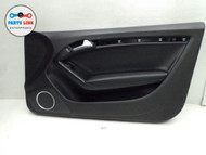 2010-2015 AUDI S5 FRONT RIGHT DOOR INNER TRIM PANEL ARMREST COVER BLACK CABRIO #AS101716