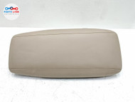 2021-22 LEXUS LS500 CENTER CONSOLER ARM REST STORAGE LEATHER LID TAN LS050126-346