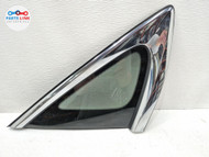 2018-25 LEXUS LS500 REAR LEFT QUARTER VENT GLASS TRIM DRIVER SIDE ASSEMBLY OEM LS050126-336