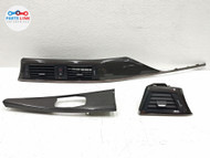2015-2018 BMW M3 DASH DASHBOARD TRIM COVER MOLDING W/ GRILLE SET OF 3 OEM BM051526-085