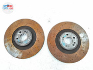 2021-25 MERCEDES GLE53 AMG FRONT DISC BRAKE ROTOR SET W167 SUV 37K 3.0L OEM GL050826-273