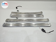 2021-25 MERCEDES S580 W223 FRONT REAR DOOR SILL SCUFF PLATE TRIM COVER SET OEM MB072826-079