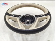 2017-2020 BENTLEY BENTAYGA STEERING WHEEL RING W/ SWITCH BEIGE LEATHER OEM BT070926-203